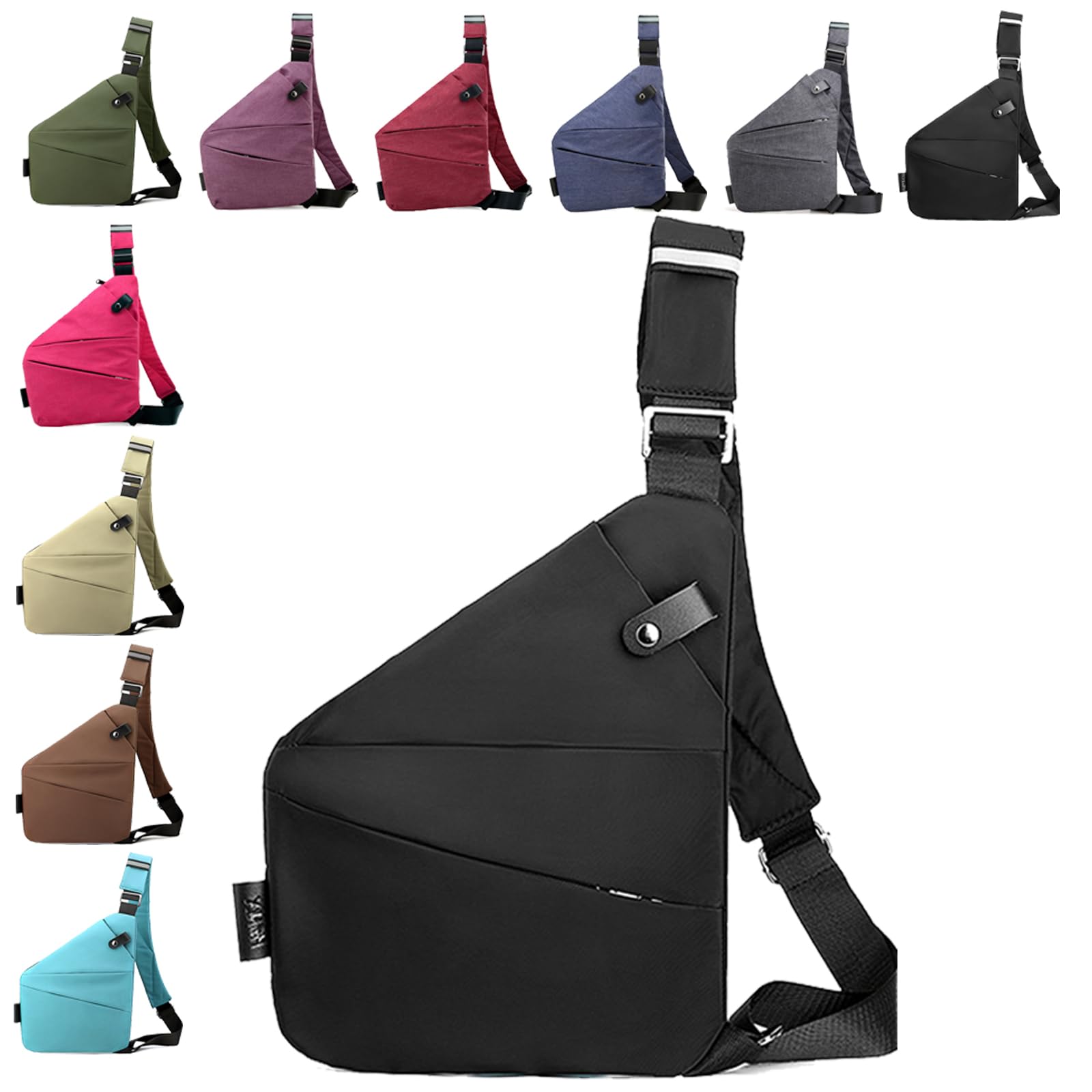 EasPowest Anti Theft Travel Bag, Wander Travel Bag For Women, Cross Body Travel Bag, Slim Sling Bag