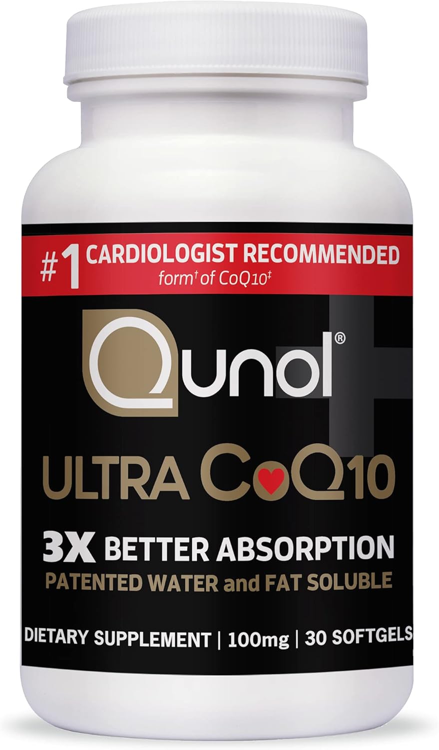 Qunol Ultra CoQ10 100mg, 3x Better Absorption, Patented