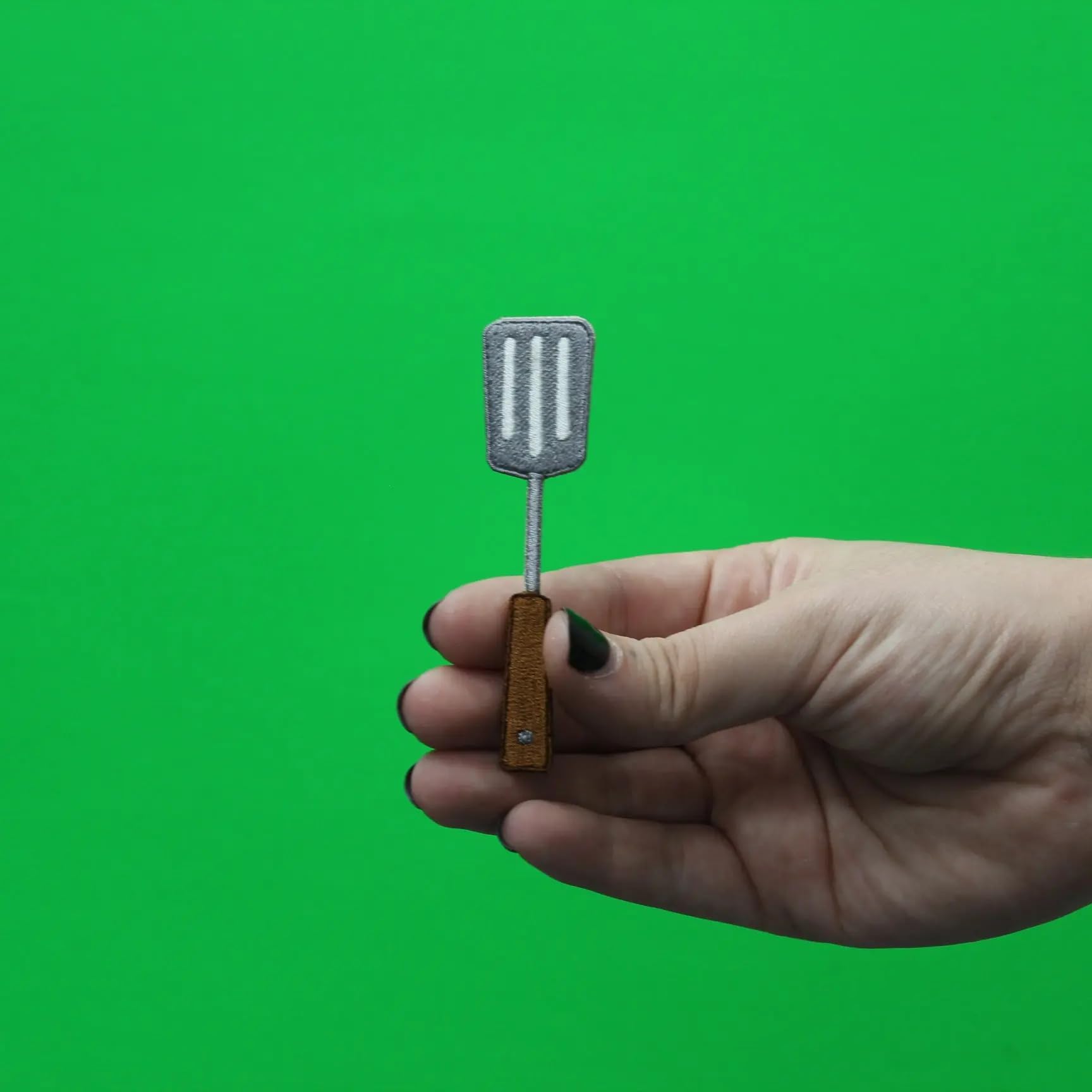 Spatula BBQ Utensil Embroidered Iron On Patch