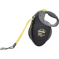 Croci Flexi New Neon Tape, Guinzaglio per cani allungabile riflettente