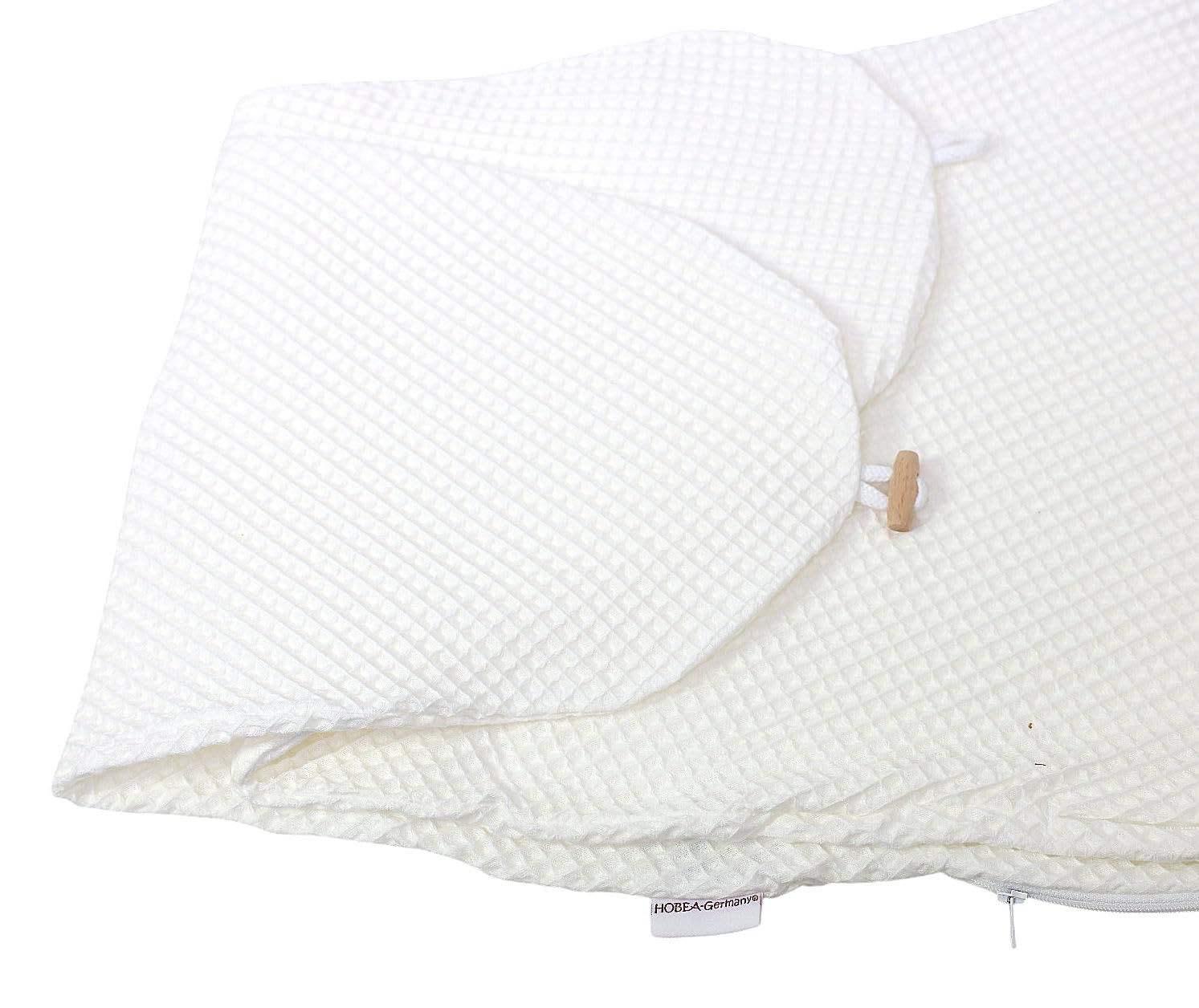 HOBEA-Germany Funda de Almohada de Lactancia para Cojines de Lactancia 190cm diseños (Muselina Topo) — view 97
