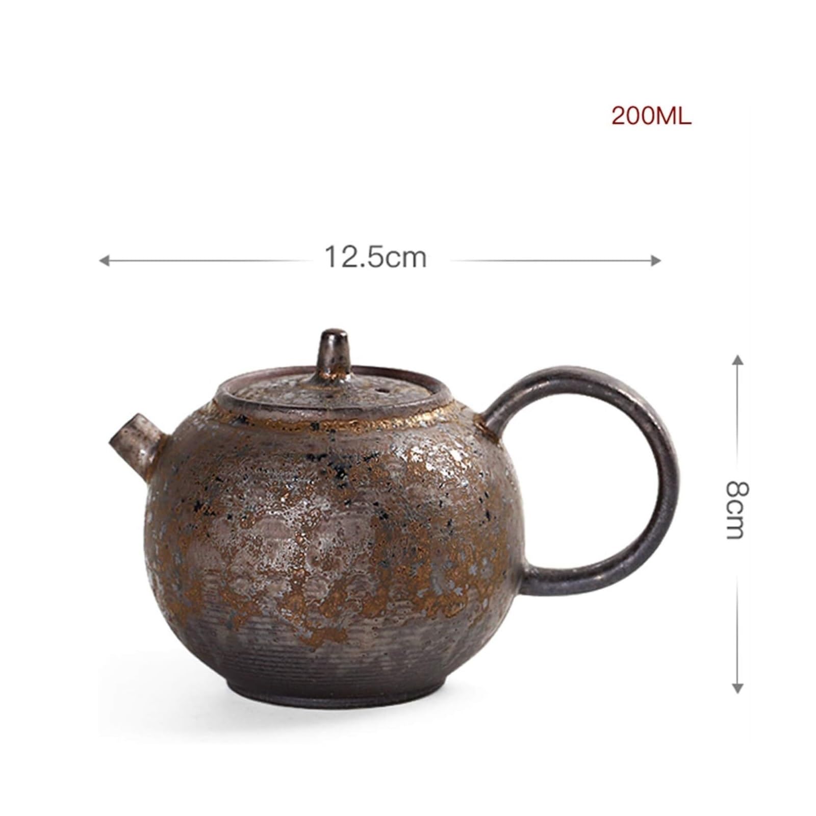 Teiera da Fornello Teiera in Ceramica, Set da tè in Porcellana Kung Fu e Arredamento for la casa, Picnic all'aperto, Business Hotel Bollitore per tè(Blue)