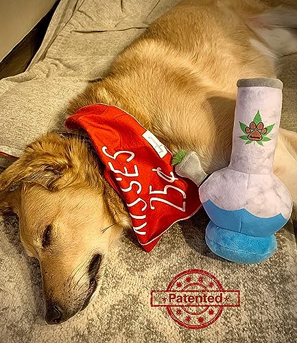 Nestpark-Puppy-Chiefer-3000-Funny-Dog-Toys-Plush-Squeaky-Weed-for-Medium-Small-and-Large-Cute-Dog-Gifts-for-Dog-Birthday-Cool-Stuffed-Dog-Toys