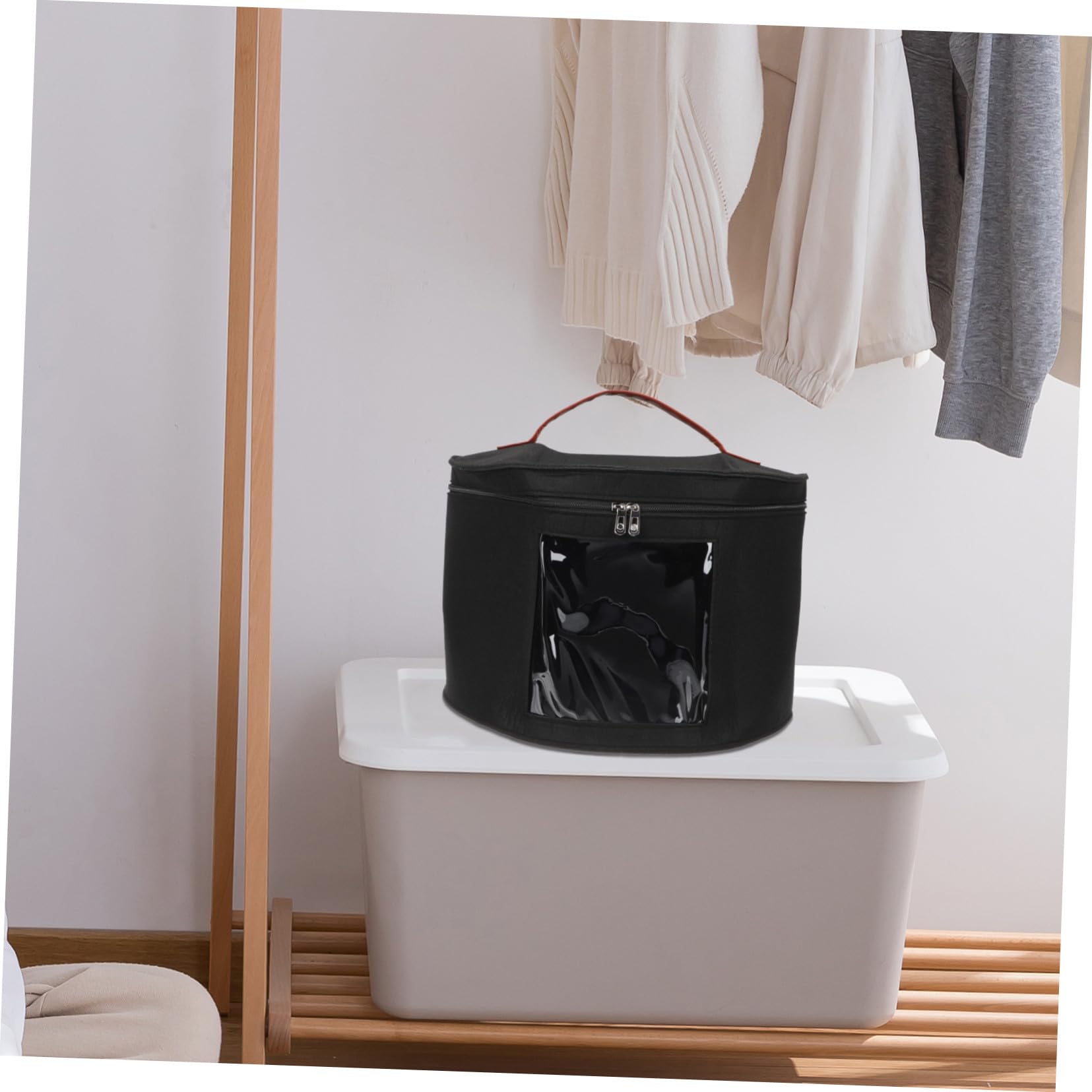 Hutbox aus Filz Faltbarer Hutschachtel Organizer Reißfest Platzsparend Vielseitige Aufbewahrung für Hüte Socken Reise Praktische Transportbox für Damen und Herren