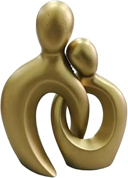 Aesthetic Couple Statue, Home Decor, Love Sculpture, Couple Art Sculpture, Wedding Themed Resin Statue, Abstract Art Statue Modern Decor for Bedroom Shelf Table Mantel Wedding Decor