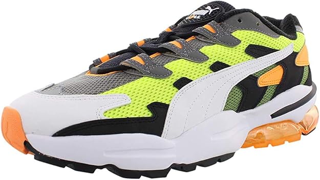 puma orange and white