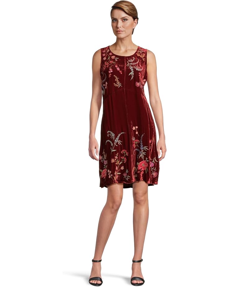 Johnny Was Velvet Chevron Tank Dress Mayra - Main View