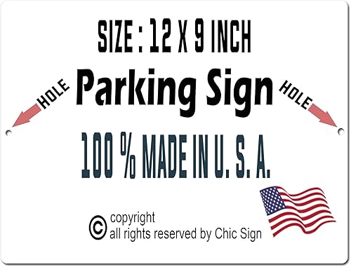 Nombre de alerta de cochera Custom Personalizado Estaño Chic Sign rústico estilo clásico retro cocina Bar Pub Café tienda decoración 9"x 12" placa