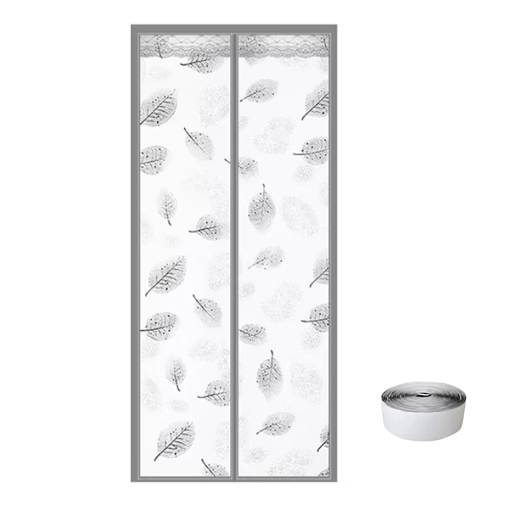Rideau de porte isolant pour balcon et patio pour des soirées au chaud