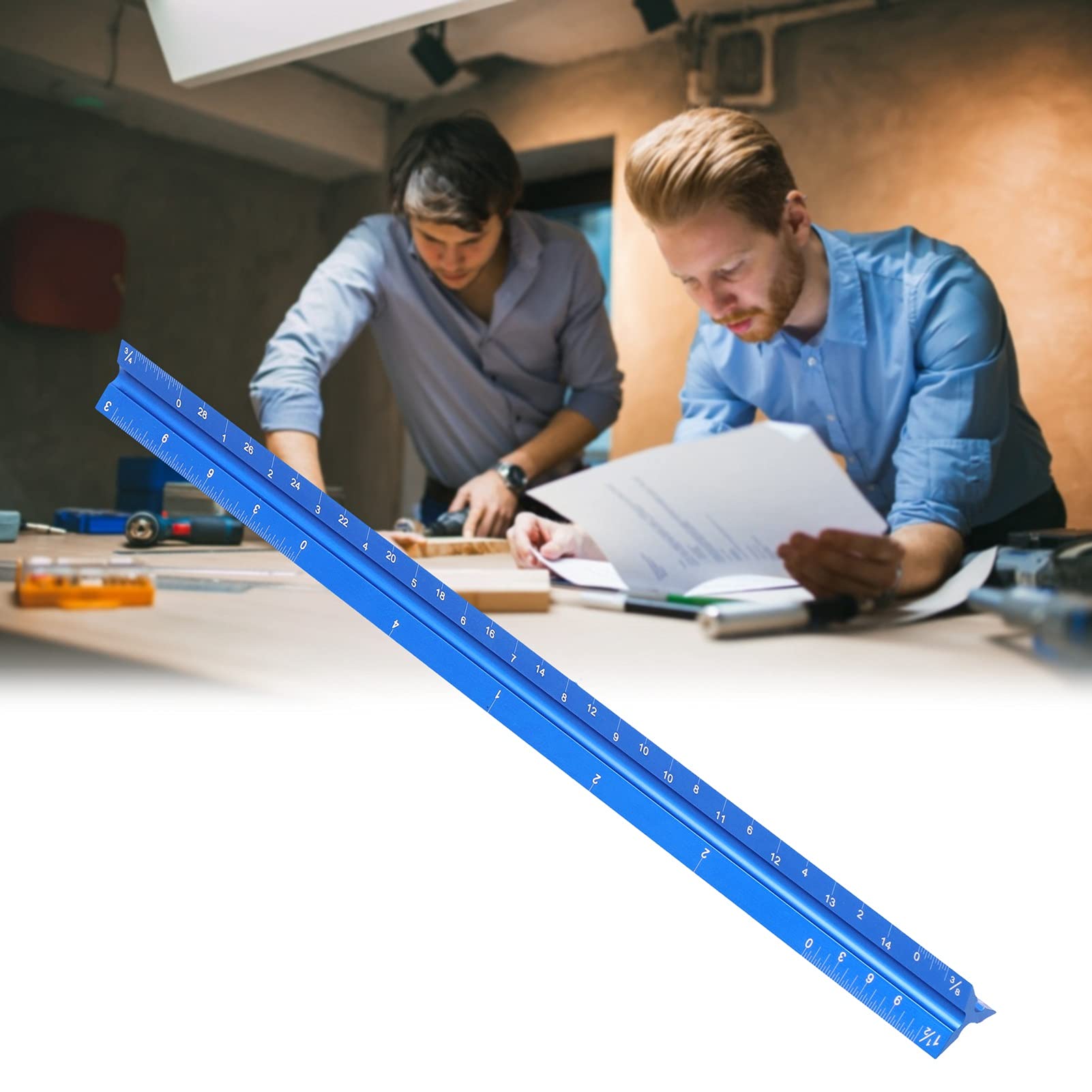 Liniaal 30cm aluminium - dé webshop voor al je schoolspullen