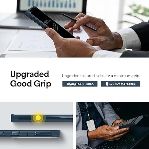 Miniatura 5 de CYRILL UltraColor - Funda compatible con Samsung Galaxy S24 Ultra (2024), color azul, mate, a prueba de polvo, antihuellas, funda protectora delgada