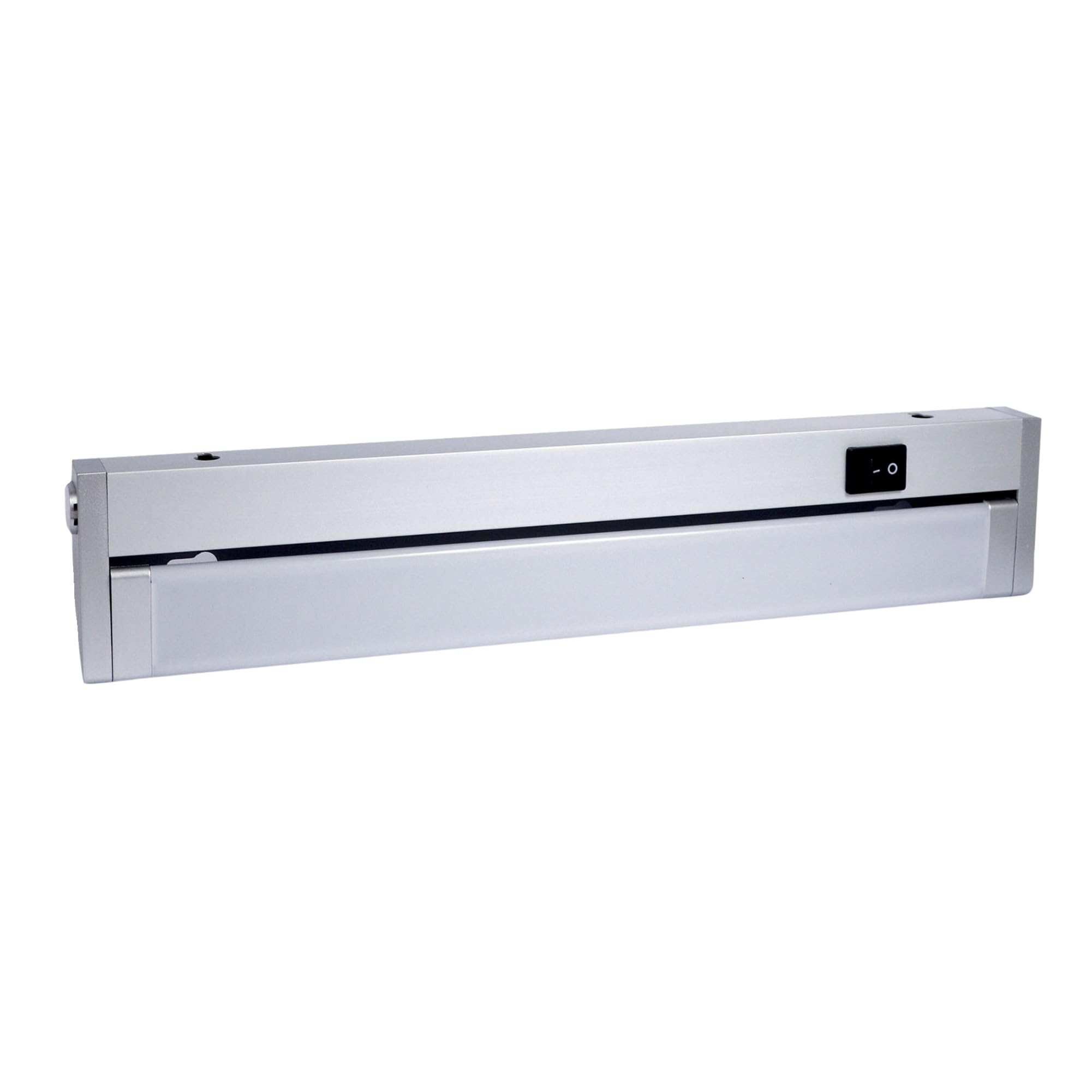 TIBELEC Réglette LED orientable, Argent, 6W, 490 lumens, 3000K, interrupteur on/​off, garantie 5 ans