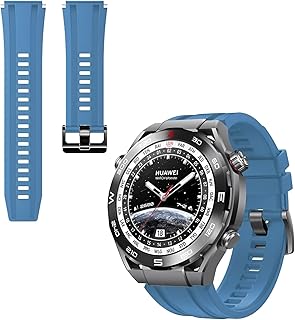 سوار ساعة سيليكون بديل 22 ملم من Next Store متوافق مع متوافق مع ساعة سامسونج جالاكسي 3 45 ملم/ جير S3/ هواوي GT3 46 ملم/ GT2E/ GT2 برو/ ماجيك 2 46 ملم/ امازفيت / GTR3، تصميم رياضي متين