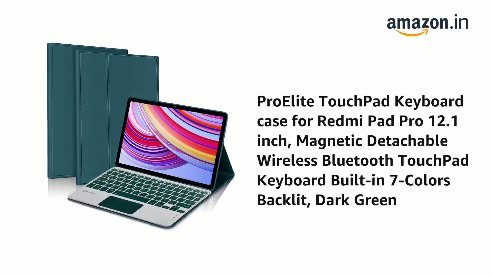 ProElite TouchPad Keyboard case for Redmi Pad Pro 12.1 inch