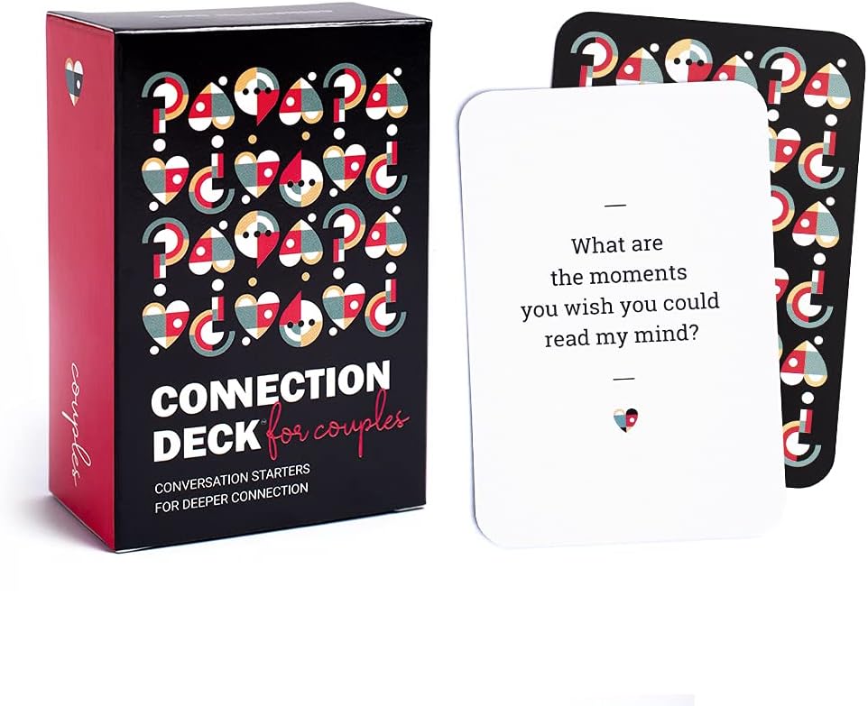 Couples Games Adult Card Games – Fun, Thought-Provoking Question Games for Couples New & Old to Ignite Communication – Party Appropriate & Playable w/Multiple Couples (100 Cards)