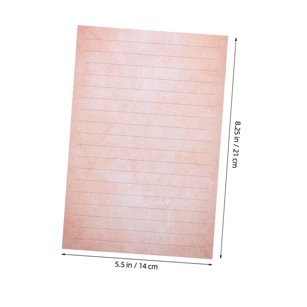 HOMSFOU 100sätze Vintage-briefpapier-set mit Umschlägen Antikes Schreibpapier für Handgeschriebene Briefe Grußkarten und Persönliche Notizen Liniertes Papier mit Optimaler Tintentrocknung