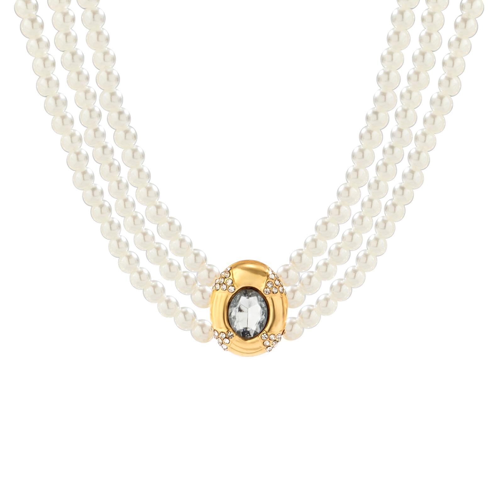 Collar de perlas para hombre y mujer ideal como joyería de regalo para aniversarios 7