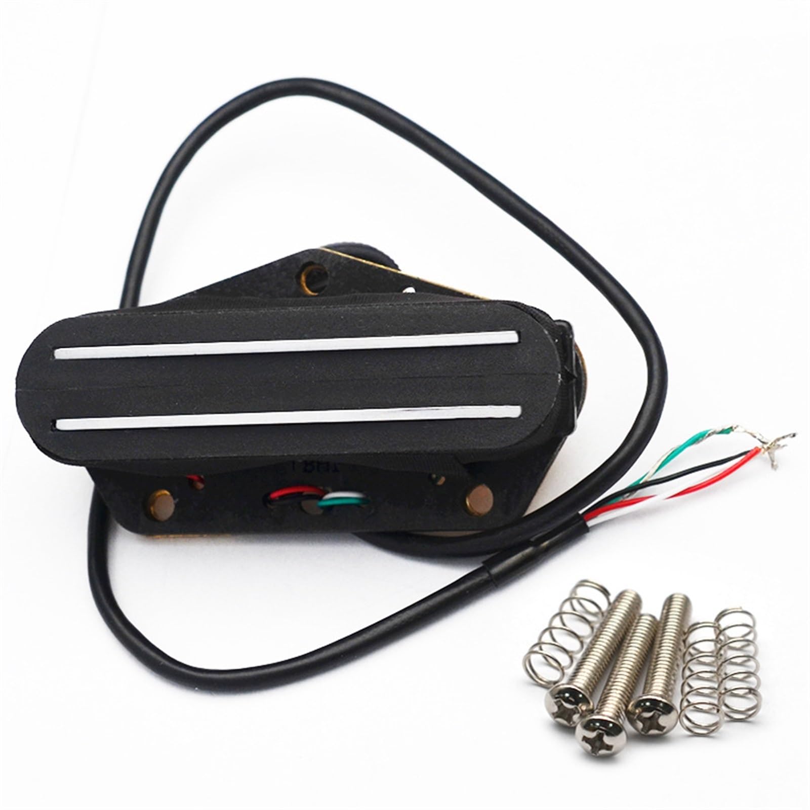 E-Gitarre Pickups Set TL Bridge Humbucker E-Gitarre Humbucker Double Rail Double E-Gitarre Pickup Schwarz
