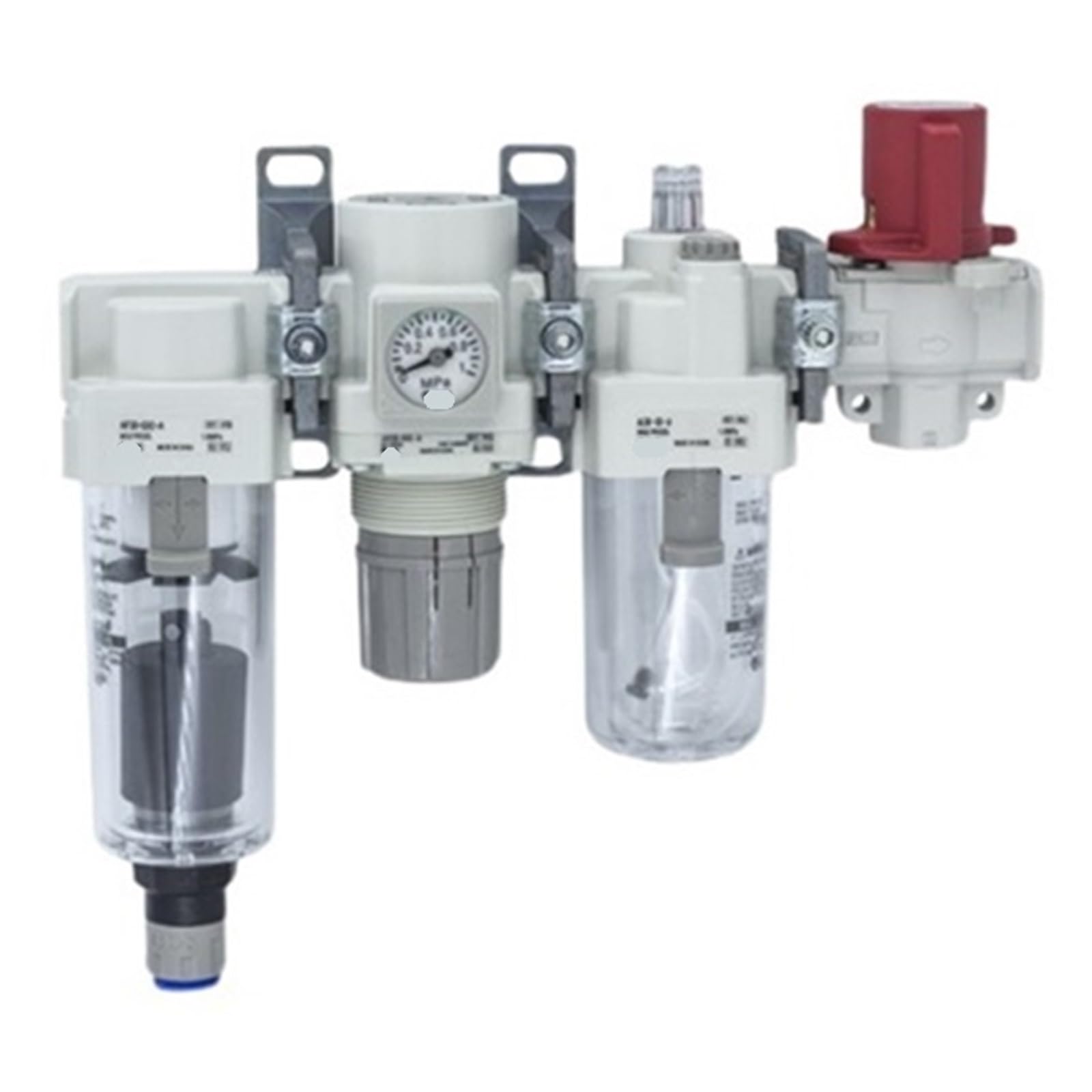 ELZNSQQK Air Combination Air Filter + Regulator + Lubricator + Valve AC20 AC30 AC20-02E/01CE/02CE/02C-V-B AC30-02E/03E/02C/03C/02D-V-B(AC30-03DE-V-B)