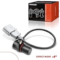 Vista 8 de A-Premium Sensor de posición del cigüeñal del motor compatible con Audi A3 2006-2008, A4 2005-2009, TT Quattro y Volkswagen Beetle 2001-2005, Passat