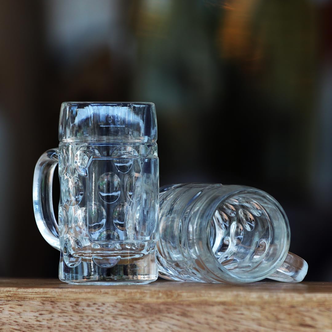 CRISTALICA Schnapsglas Mini-Bierkrug Partygag Wodka Junggesellenenabschied Don (24er Set)