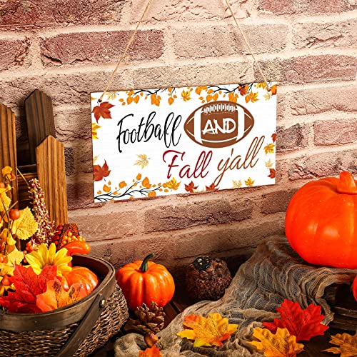 Football-and-Fall-Yall-Wood-Sign-Farmhouse-Wall-Decor-Fall-Door-Hanging-Small-Rustic-Decor-Autumn-Porch-Decor-for-Home-Living-Room-Front-Door-Garden-Harvest-Thanksgiving-Halloween Football and Fall Yall Wood Sign Farmhouse Wall Decor Fall Door Hanging Small Rustic Decor Autumn Porch Decor for Home Living Room Front Door Garden Harvest Thanksgiving Halloween