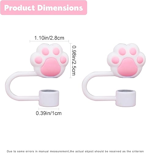 Miniatura 7 de Stanley - Juego de 2 fundas de popote de silicona para vasos Stanley de 30 y 40 onzas, reutilizables compatibles con vasos Stanley Cup de 0.394