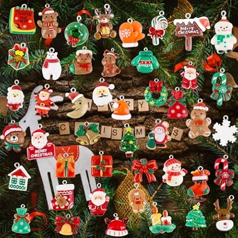 Restroma Mini Resin Christmas Ornaments Cover