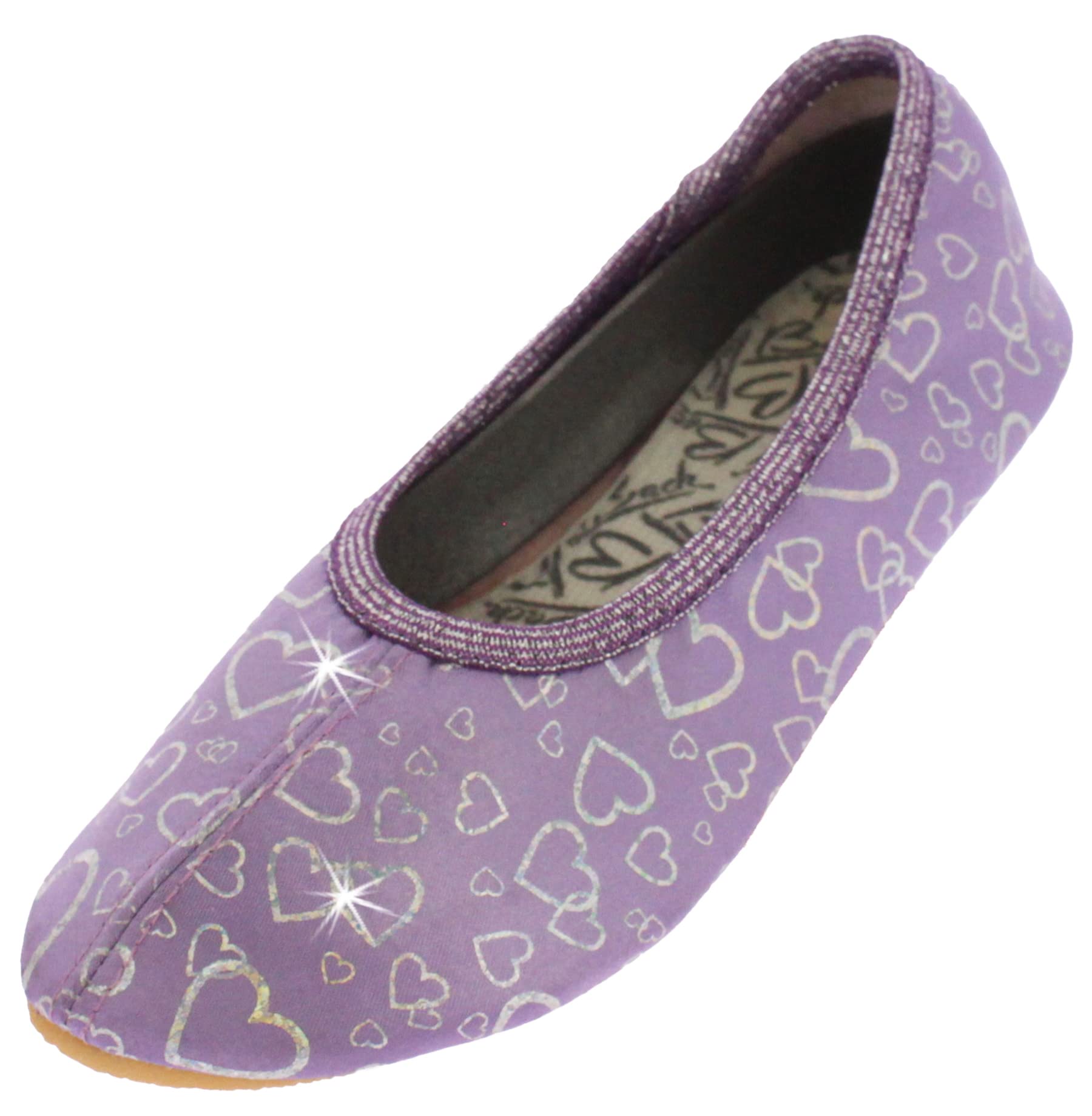 Beck Girls Deluxe Slippers, Purple, 11.5 UK Child