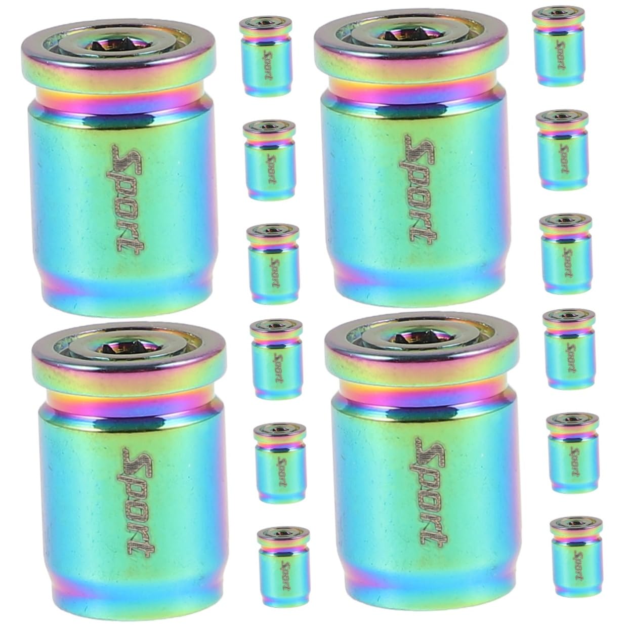 16piezas Tapones De Válvula para Neumáticos De Automóvil Antipolvo De Alta Resistencia Compatible Mayoría De Vehículos Diseño De Instalar Previene Fugas y Prolonga La Útil
