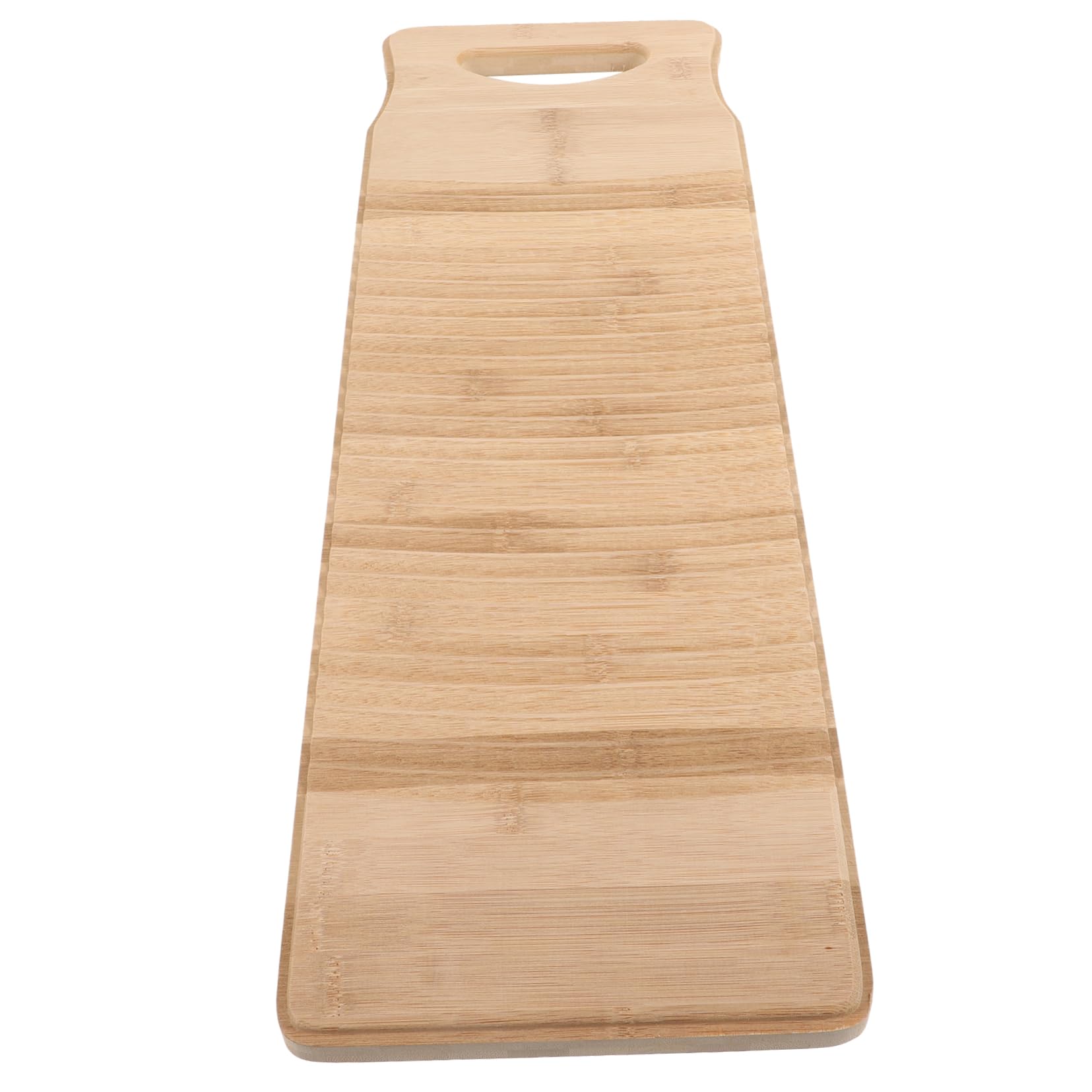 HEMOTON Hand Washing Clothes Tools Wood Washboard Washing Board Laundry Cleaning Board Hand Washing Scrubboard, Wavy Pattern