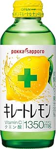 キレートレモン 155ml ×24本(6本×4パック) ポッカサッポロ レモン レモン果汁 炭酸 クエン酸 ビタミンC商品画像