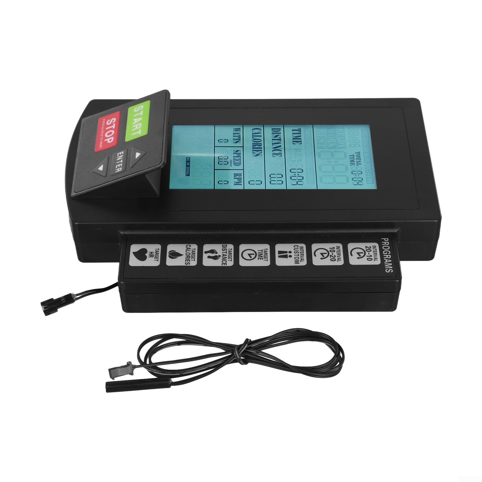 Strumento analitico multifunzione per bicicletta da fitness, display per computer per esercizi e cyclette, compatibile con display per bici