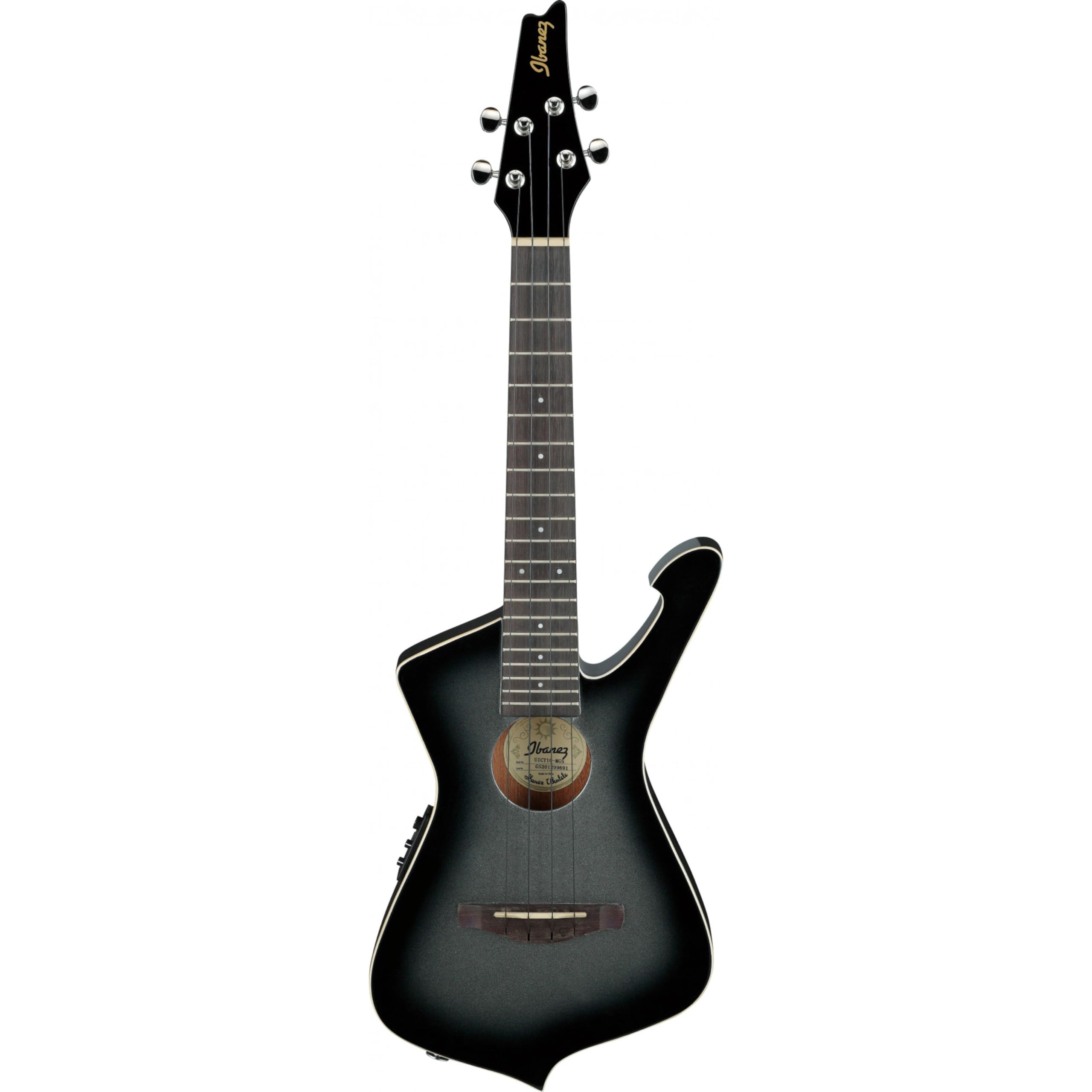 Ibanez UICT10 Metallic Gray Sunburst - Ukulele tenore