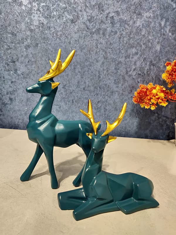 Statue Hiran pour décoration intérieure chic et table de salon moderne - 3