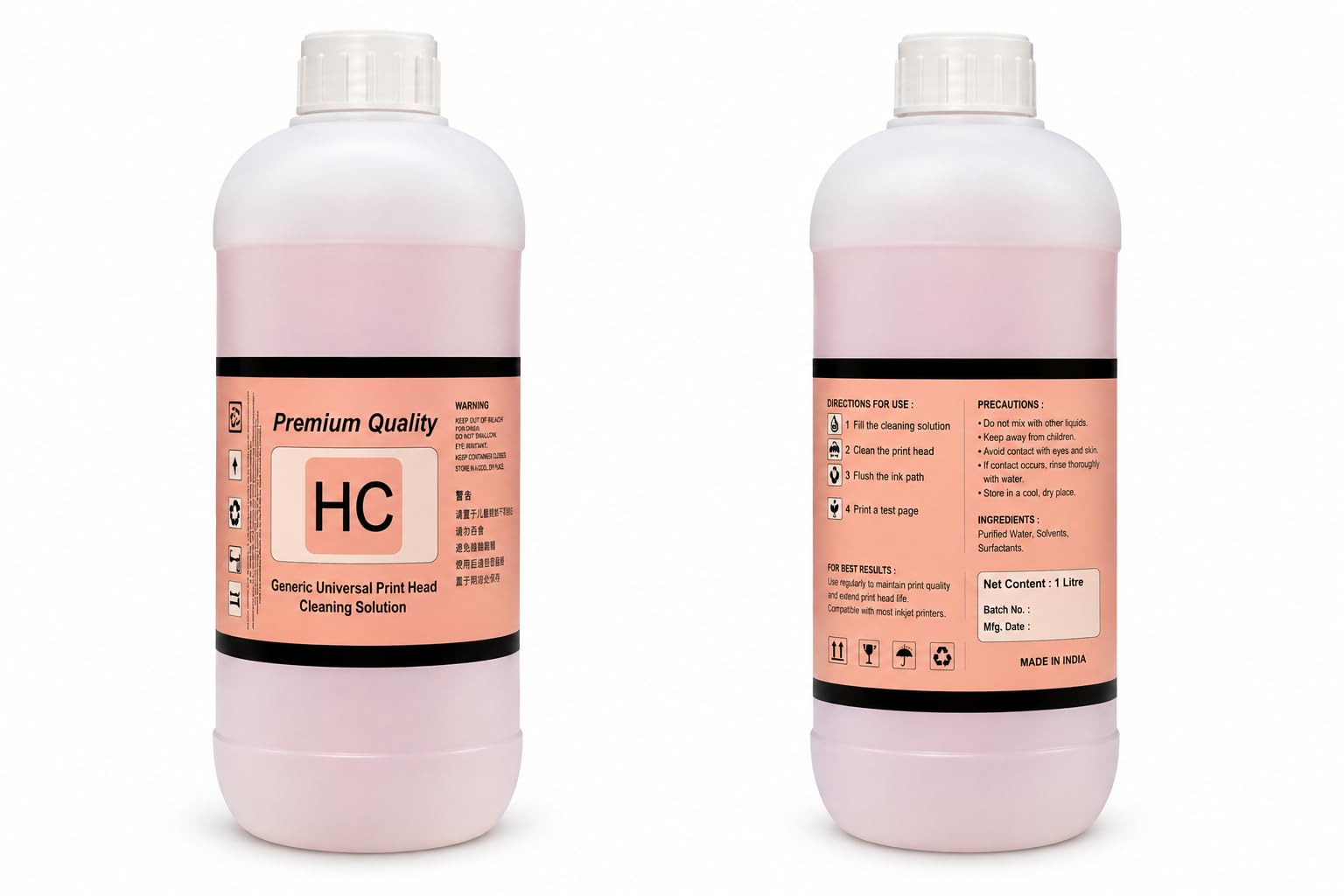 Print Head Cleaning Solution, 1 Litre, Compatible with Inkjet Printers-image-24
