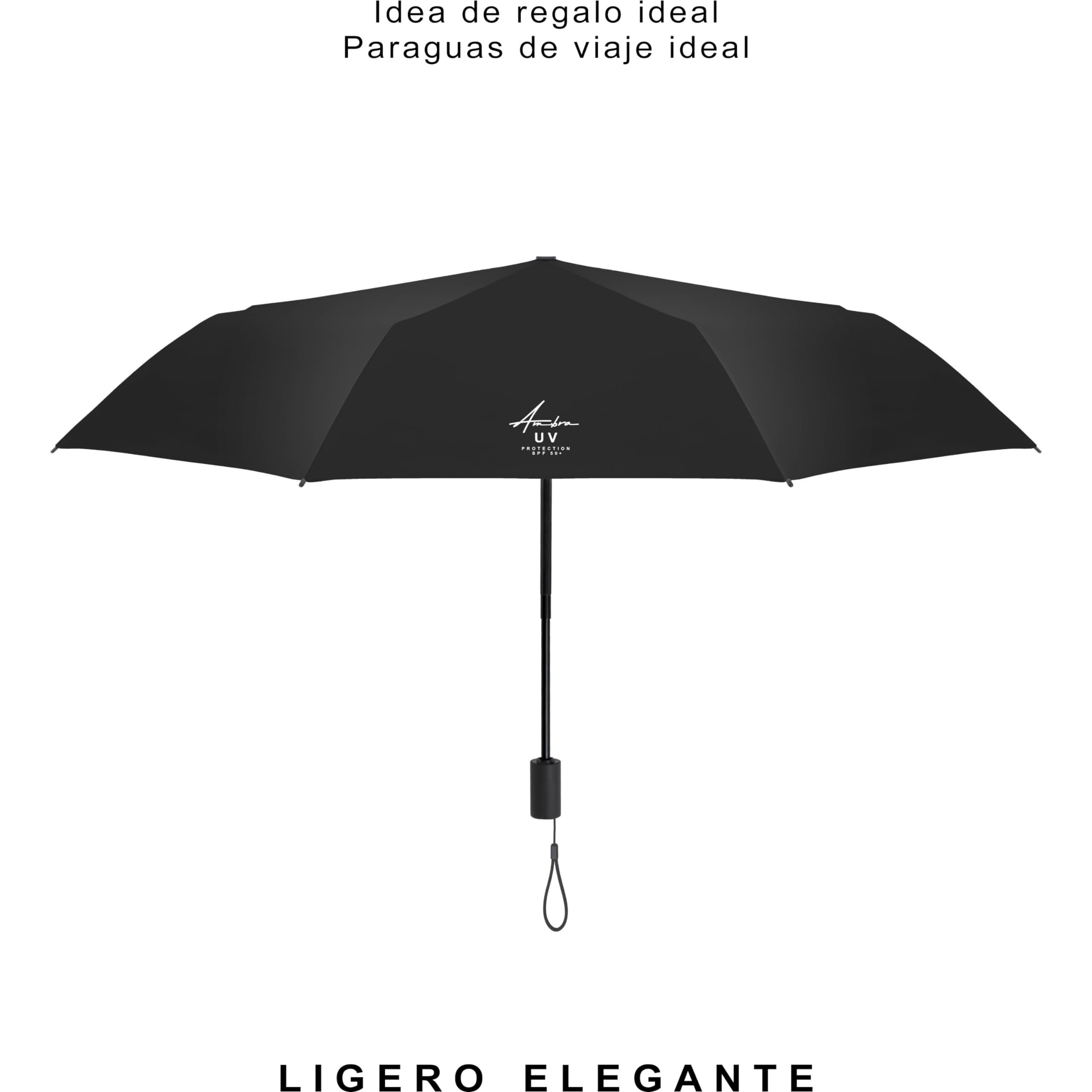 Paraguas plegable y antiviento, umbrella para hombre y mujer