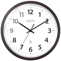Presentime & Co 10 " Atomic Wall Clock, Silent no Ticking, Automatically Sets Itself and Adjust to photo Presentime & Co 10 " Atomic Wall Clock, Silent no Ticking, Automatically Sets Itself and Adjust to