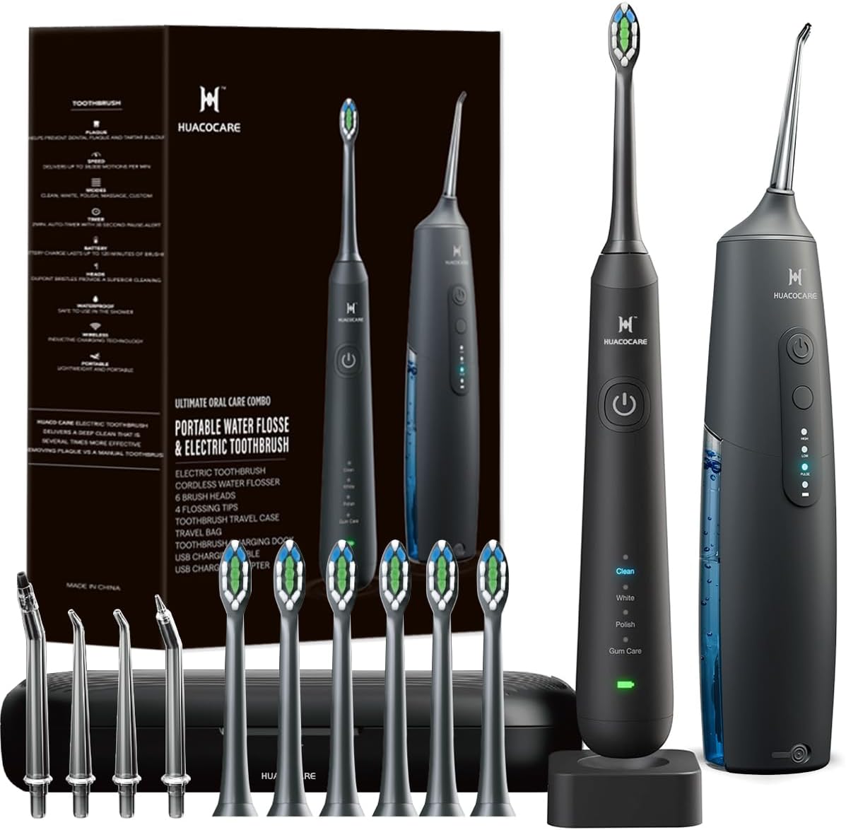 Water Dental Flosser Teeth Picks - Sonic Electric Toothbrush