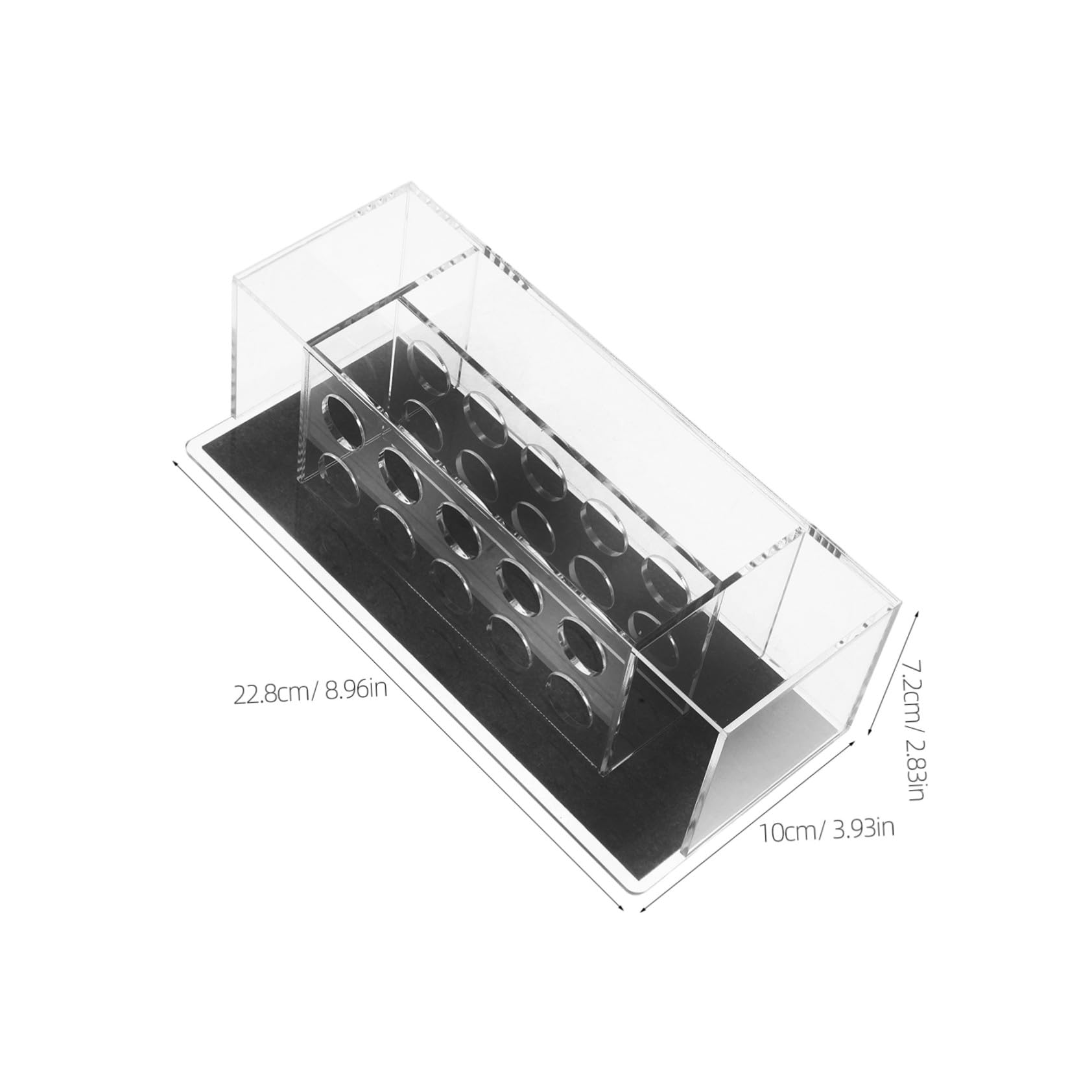 Porta rotuladores magnéticos soporte magnético para rotuladores de pizarra portalápices de borrado en seco Acrílico Transparente