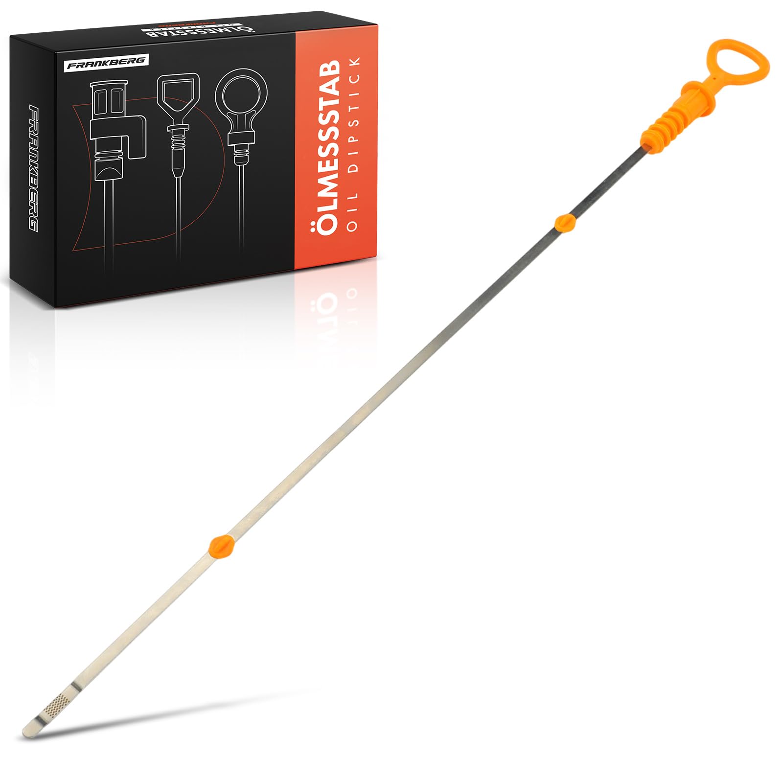 Frankberg Jauge d'huile Jauge d'huile Essence 06A115611C | Compatible avec: O.c.t.a.v.i.a I 1U2, Golf IV Variant 1J5, B.o.r.a 1J2, Nouvelle Coccinelle 1C1 9C1, B.o.r.a Variant 1J6