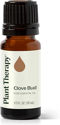 Plant Therapy Aceite esencial de clavo 100% puro, sin diluir, aromaterapia natural, grado terapéutico, 0.3 fl oz (1/3 oz)