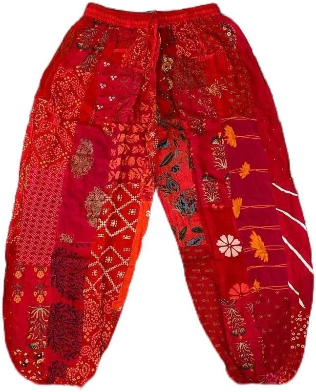 Bohemian Patchwork Harem Pant, Yoga Pants, Beach wear Pants, Casual Yoga Pants, Summer Gypsy Pants.