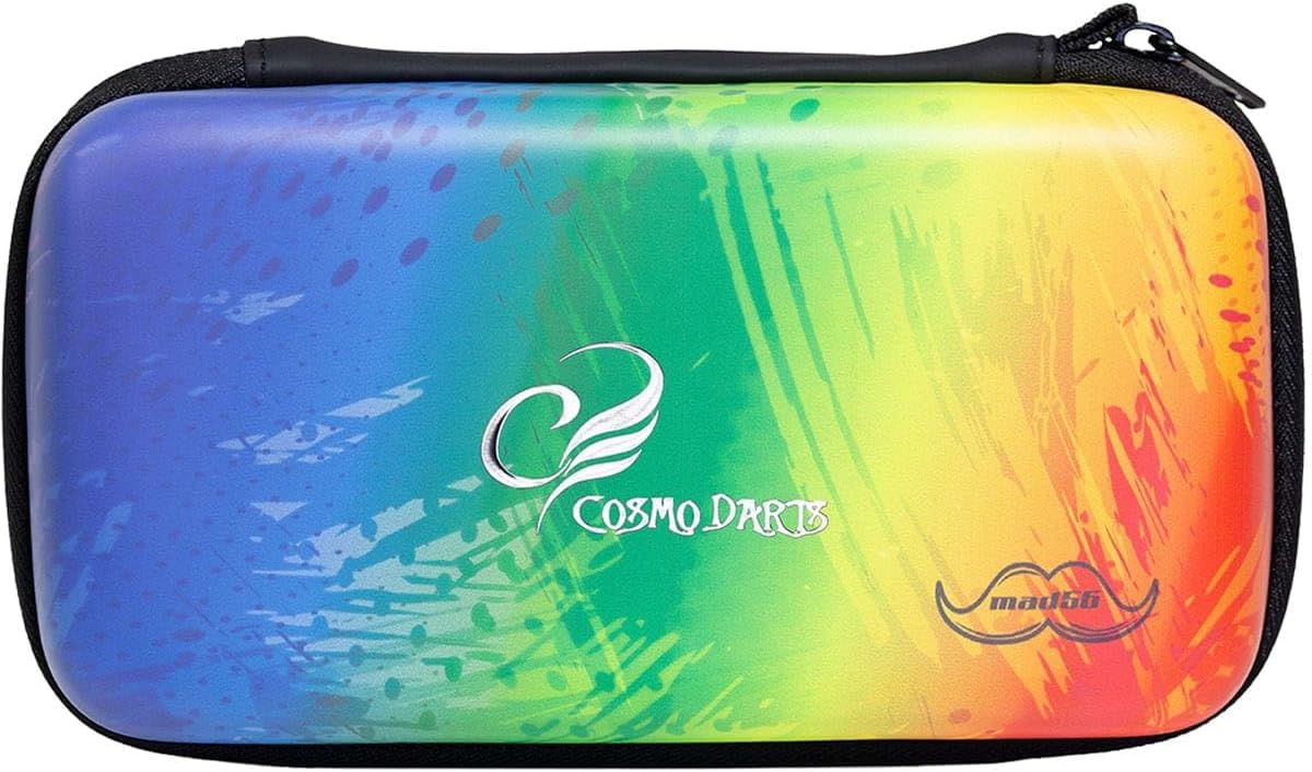 Darts Case Cosmo Darts Clutch Duo Massimo Dante, Rainbow, Casual
