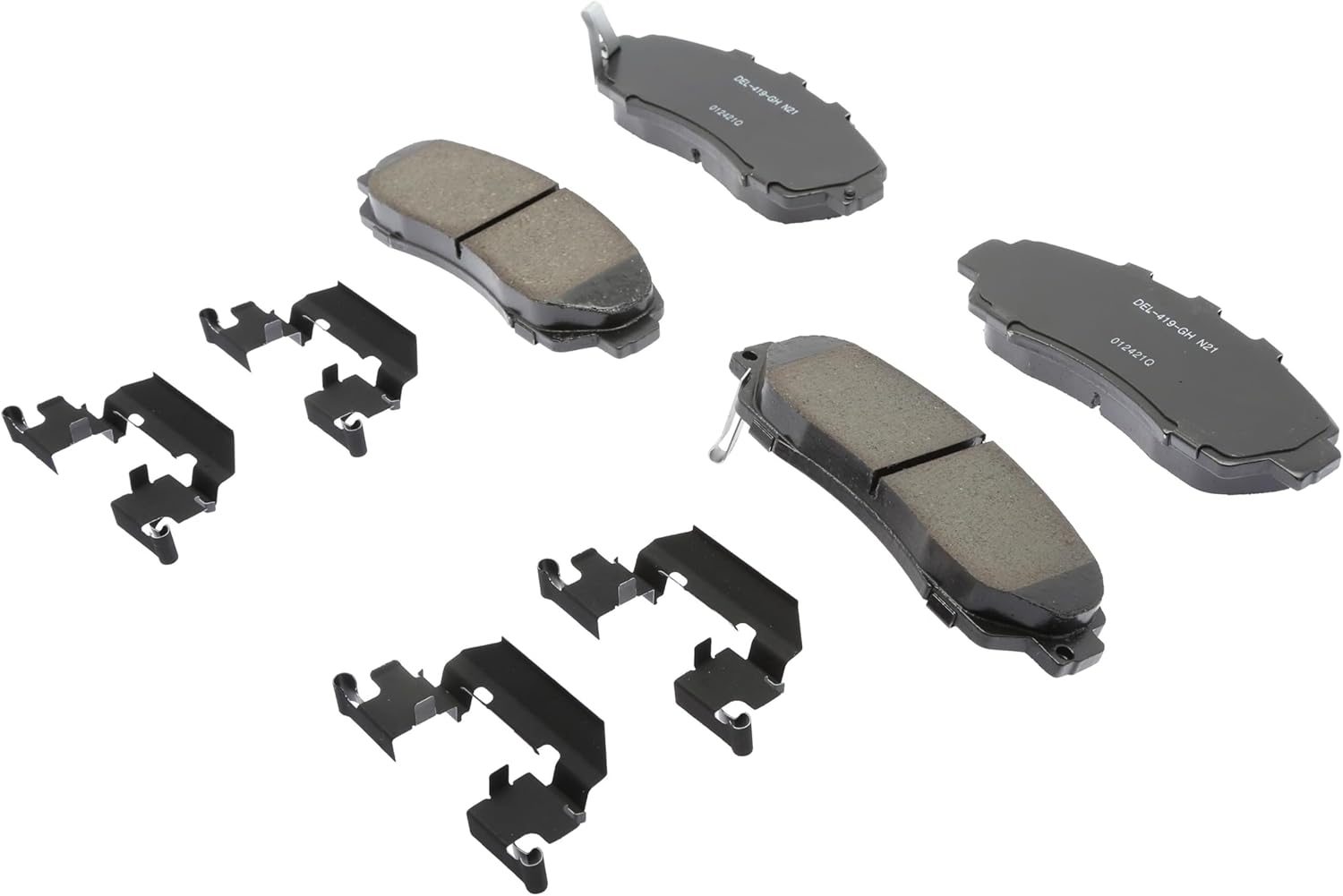 ACDelco Gold 17D1089CHF1 (19428039) Ceramic Front Disc Brake Pad Kit with Clips