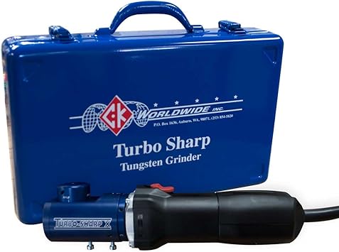 CK Worldwide TIG Welding Grinder ، قابل للتعديل Turbo-Sharp X ، يشمل حامل كهربائي ، عجلة طحن ، أدوات تجميع