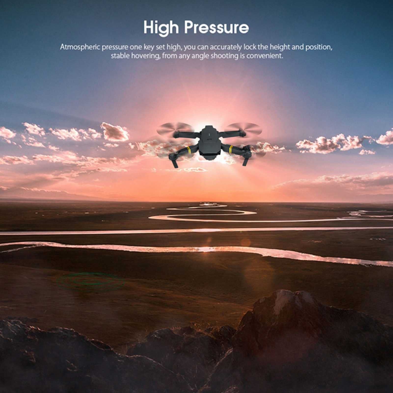 Drones with Camera for Adults 4K HD RC Quadcopter Helicopter for Beginners Gifts Auto Return Home Way-Points Functions Headless Mode (4k 1 BATTERY)