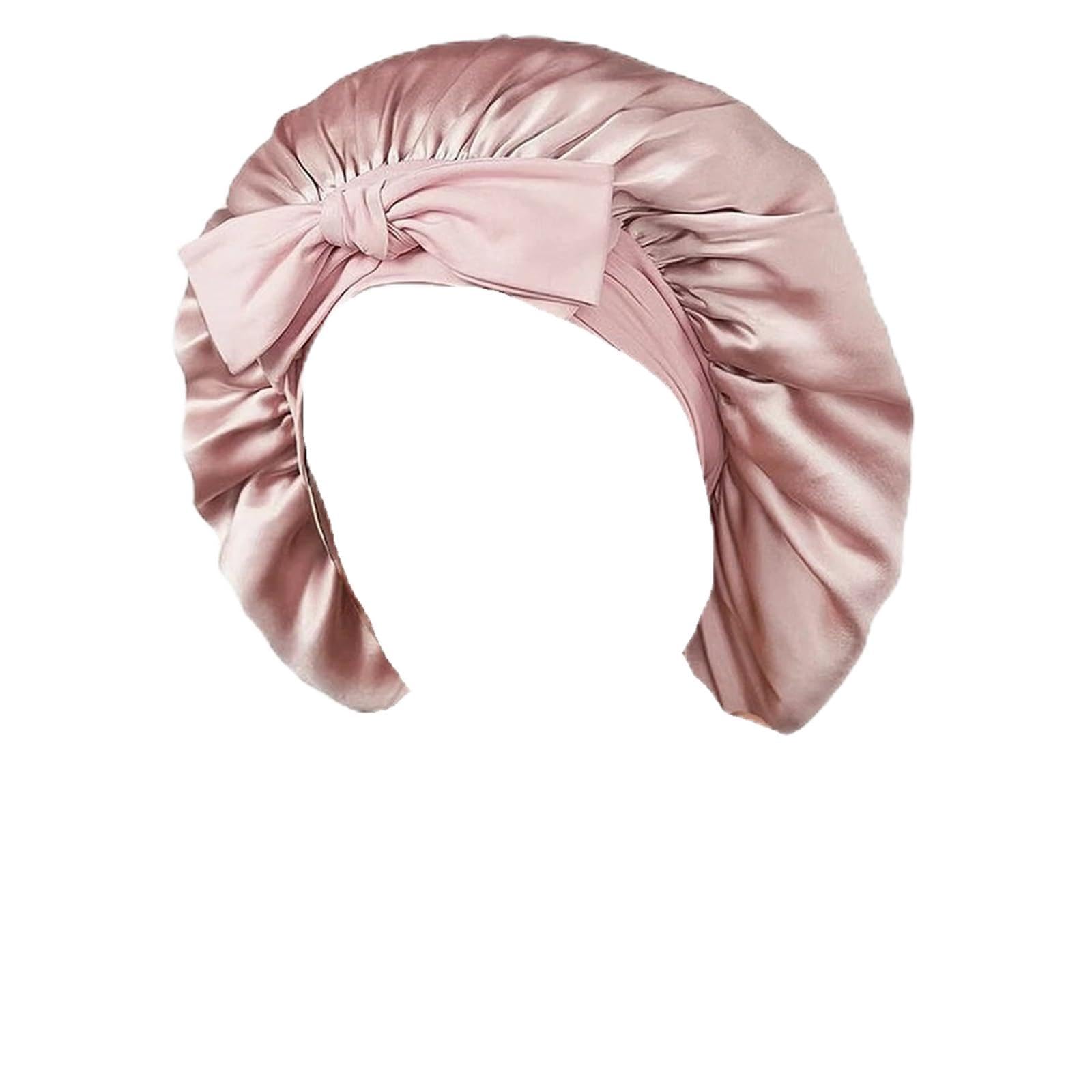 Gorro Seda Dormir Gorro de seda for dormir for mujer, sombreros, diademas ajustables con elásticos anchos
