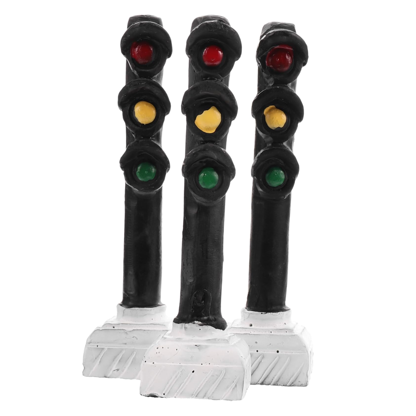 Abaodam 2sets Traffic Light Collection for Office Decorative Stop Light Toy 3pcs*2