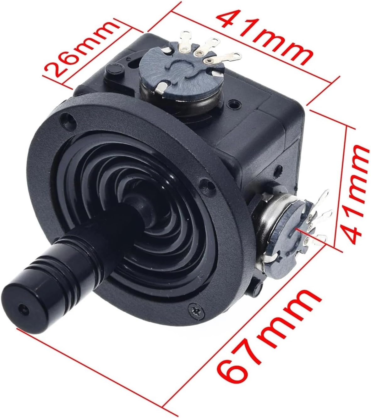 JH-D202X-R2/R4 5K Electric Joystick Potentiometer 2-axis 2D Monitor Keyboard Ball Joyrode Controller 1Pcs(5K Ohm)